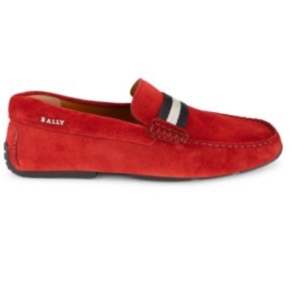 Bally Pearce Suede Loafers - Picture 1 of 15